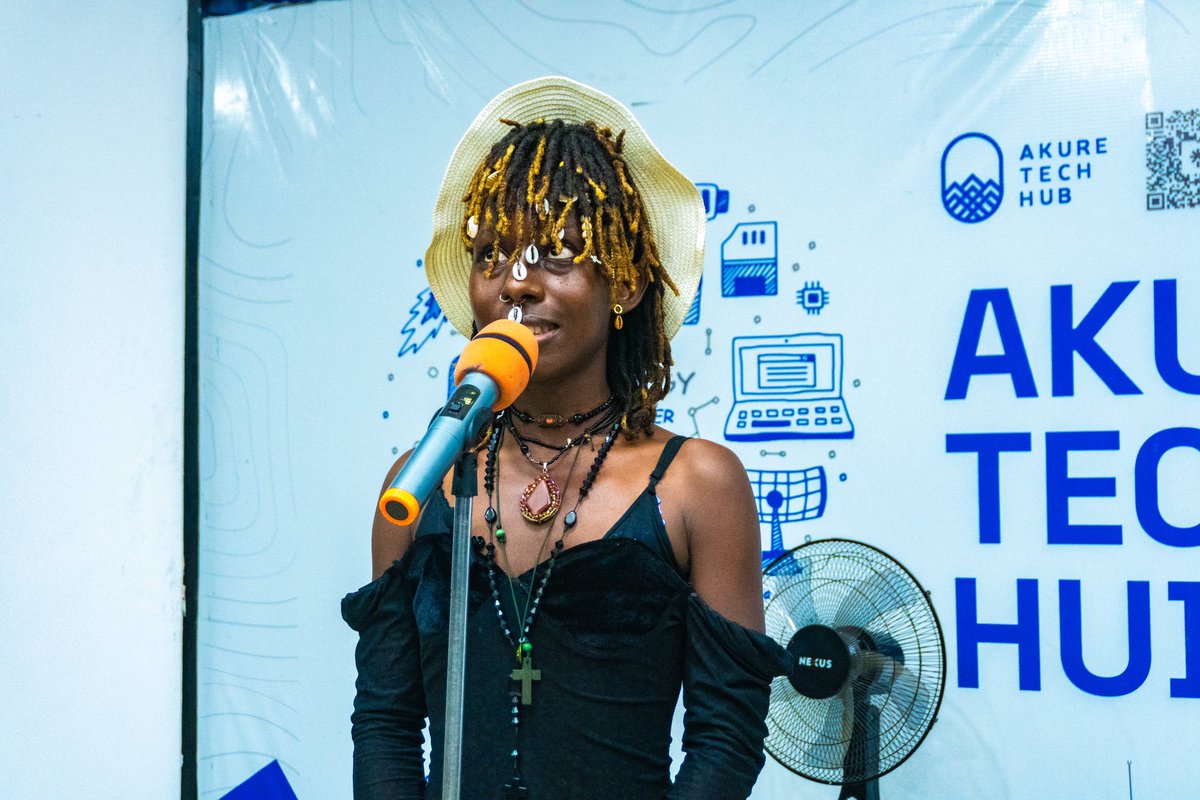 athcommunities's tweet photo. FUTA got lit at Open Mic Night!🤩
@PALS_Poetry & the ATH Creatives brought the vibes with poetry & karaoke!
Weren’t there?
You missed a ton!😌⚡️
#OpenMicFUTA #PoetryLovers #KaraokeNight #SeeYouNextTime https://t.co/qsGYUnIJtl