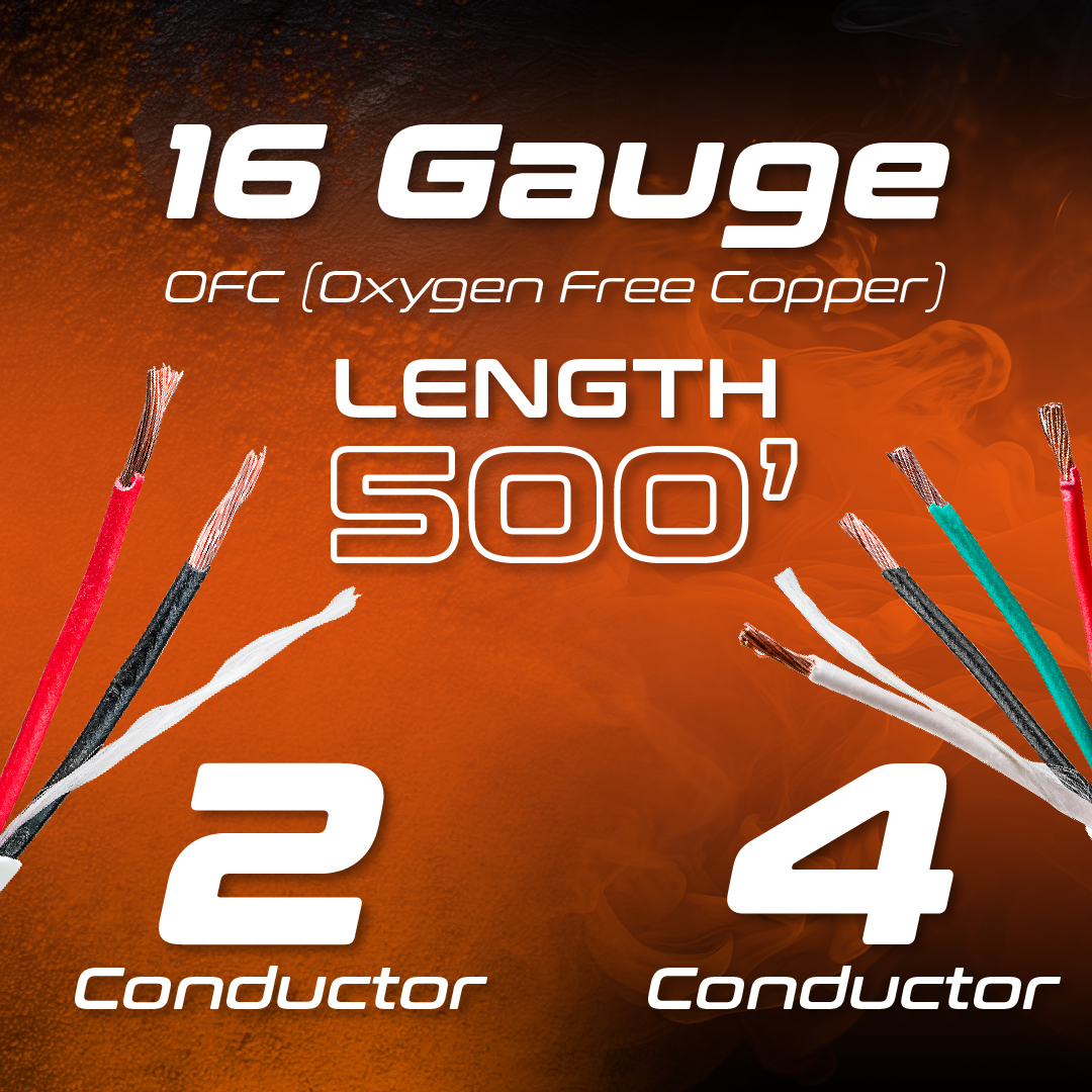 audiopipe's tweet image. 🔌 Audiopipe's top-quality 16 Gauge OFC Cables! 🔌

Choose between 2 or 4 conductors
 #QualityCables #OFC #16Gauge #LOUDANDCLEAR #Audiopipe #caraudio #12volts #caraudiosystem #speakers #speaker #caraudioinstallation #caraudioaddicts #audio #proaudio #caraudioaddicts #getloud