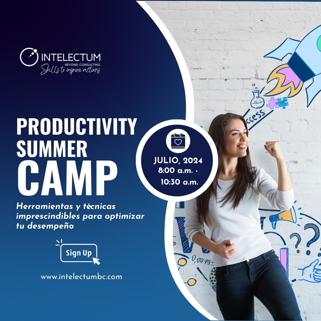 Si estás buscando mejorar tu productividad mientras disfrutas del verano, no busques más. 
Fecha: julio, 2024 
Hora: 08:30 A.M. A 10:30 a.M. 
Modalidad: online 
¡Inscríbete bit.ly/3vvcpVH!.

#Productividad #Enfoque #Organizacion #Planificacion #Desempeño #Teamwork