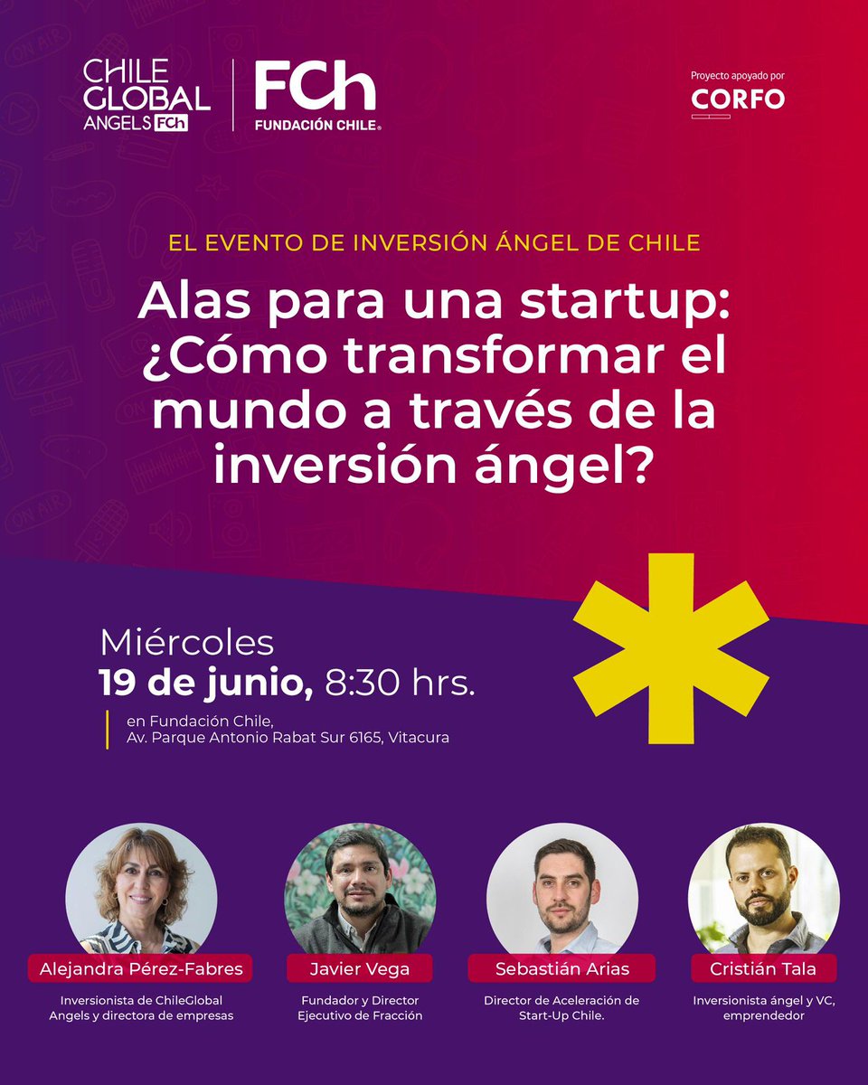 ¿Eres inversionista o buscas convertirte en uno ¿Quieres generar impacto invirtiendo en startups de alto potencial? 💸 Este 19/6 desde las 08:30 súmate al evento de inversión ángel del año. Inscríbete aquí 📲 lnkd.in/eTy8VEbN