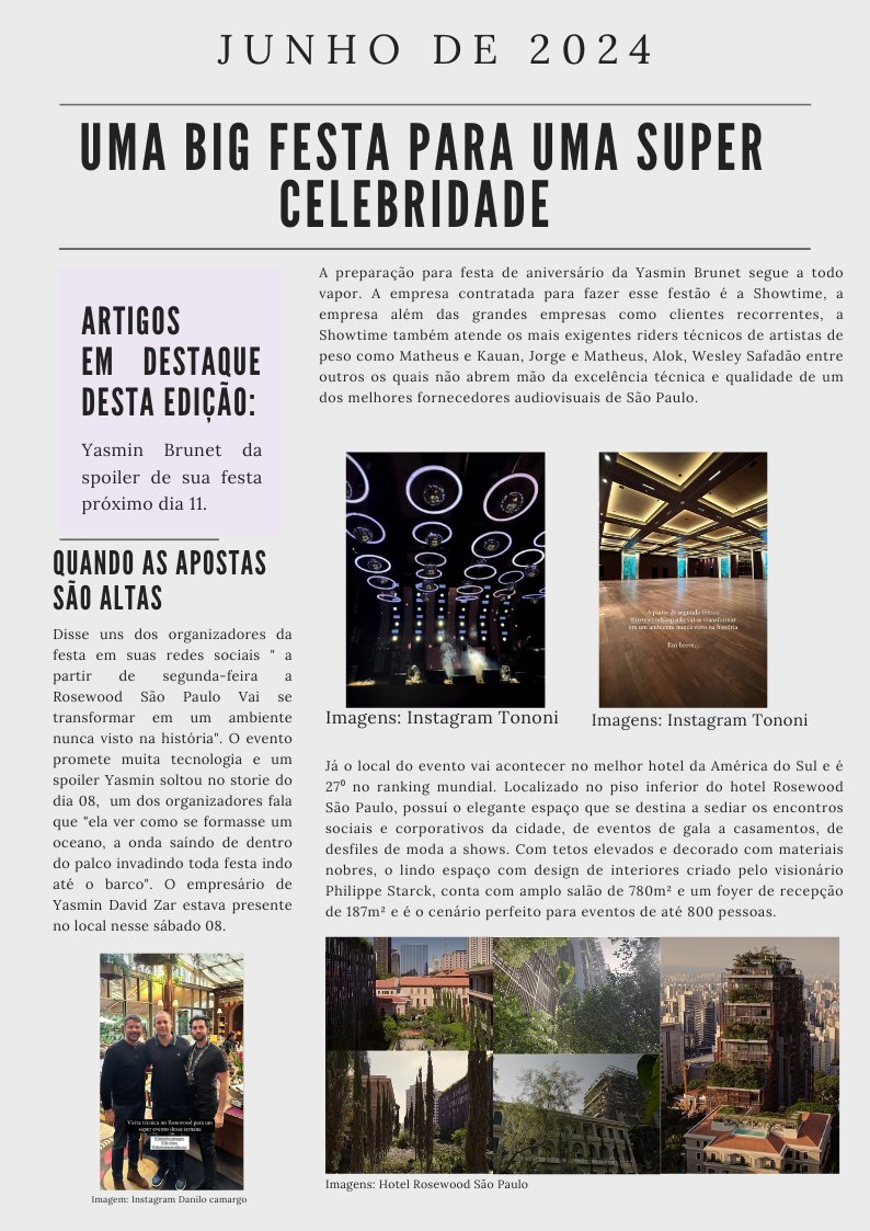 Jornalistahh's tweet photo. 🚨...🐚🗞📰. #bailedasereia edição do dia 10 de junho de 2024. @yasminbrunet1 divulgou as escolhidas para sua festa! Parabéns @joychorando e @lidybonin🎉🎊
#bailedasereia
#jornal
#yasminbeauty
#tropinha
#yasminbrunet https://t.co/h4XulxdvRY