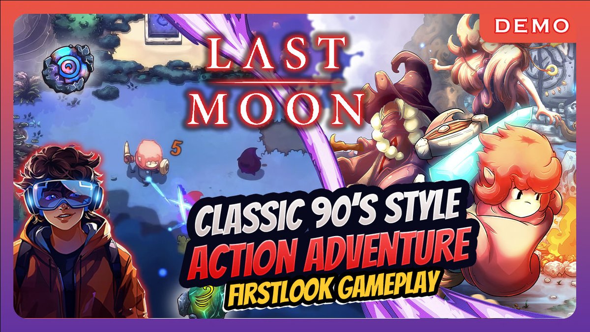 An action RPG which embraces the vibes of classic titles from the 90's. Check out the amazing gameplay of LAST MOON (<a href="/LastMoonGame/">Last Moon - Wishlist Now on Steam!</a>). 
#lastmoon #indiegame #classicrpg

🔗Youtube Link: youtu.be/fy0PbuQJmRo