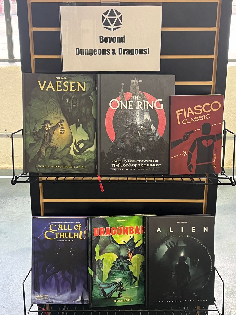 Some of our fondest gaming memories involve D&amp;D but there’s so much more to explore! Below are just a few of our favorites that go beyond Dungeons &amp; Dragons, but we’ve got so much more in the store, too!