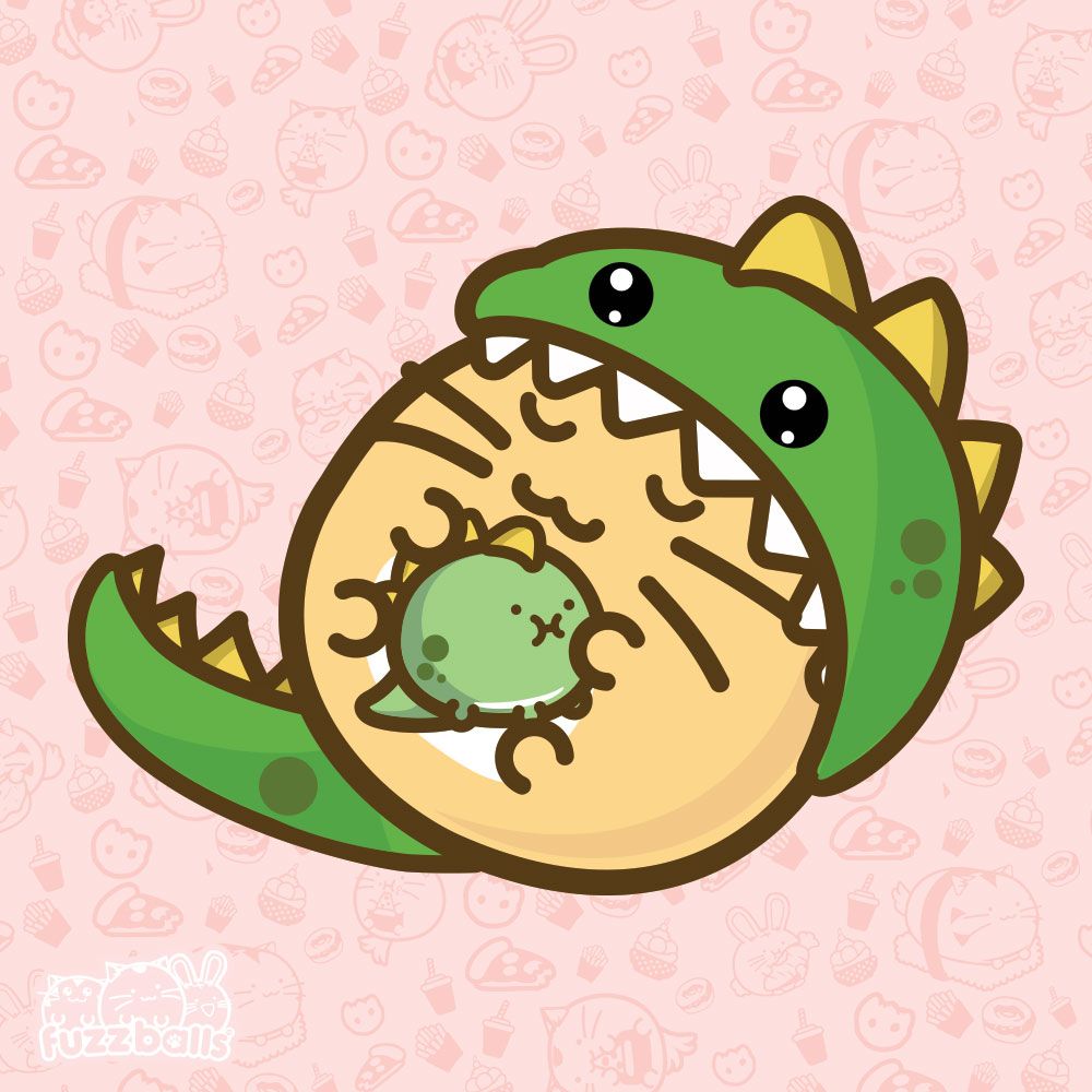 Happy Monday! Have a rawr-ing week ahead; Whisky is all decked out in one  of her favourite dino onesie. What are your favourites?, image size:1000x1000