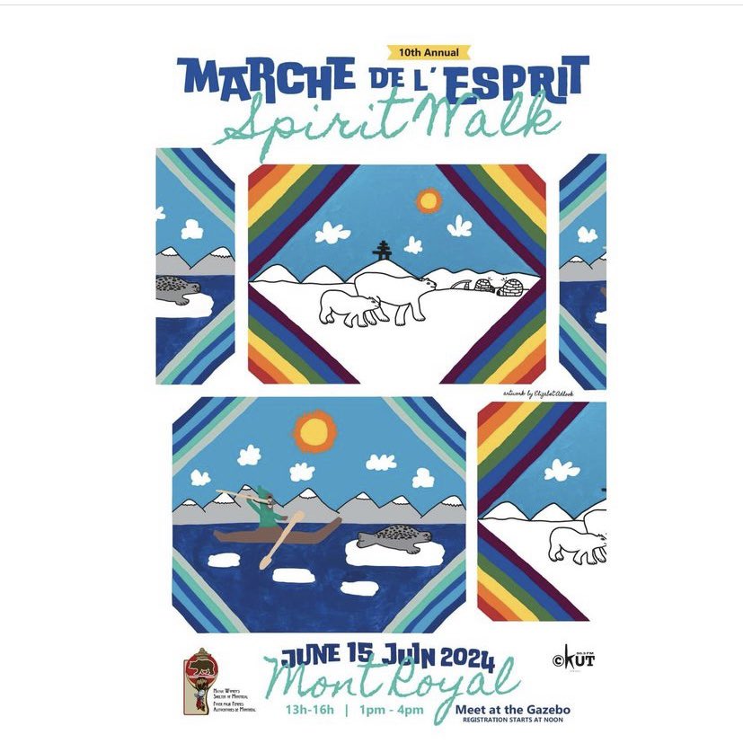 sabaaahmadkhan's tweet photo. La 10e Marche de l’esprit aura lieu le 15 juin 2024 à #MTL ✨ 13h00 sur le Mont-Royal ✨ infos et inscriptions: https://t.co/KwP7w5j00k
#NWSMSpiritWalk #FFAM
artiste: Elizabeth Adlook
graphisme: Jennifer Poohachoff
@NAWL_ANFD @FondDavidSuzuki https://t.co/vUH3nqUGOD