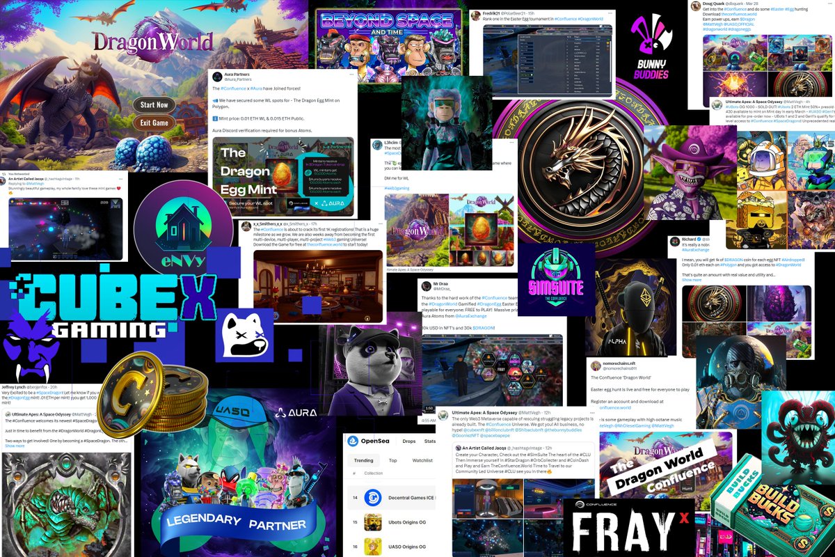 MattVegh's tweet image. The #Confluence has 5 viable products in highly advanced stages of development heading towards monetization across multiple platforms this year with universal scoreboard, currency and inventory systems for PC, VR and mobile.

#CLU #DragonWorld #SWARM 
#SimSuiteVR #EternalGardens