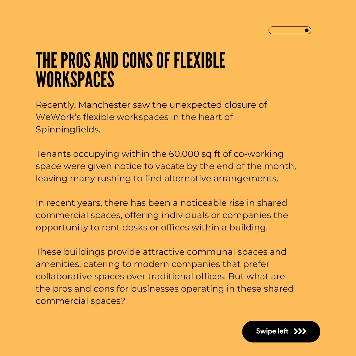 BeyondLawGroup's tweet photo. Flex Appeal: The pros and cons of flexible workspaces over traditional leases

After the unexpected closure of Manchester’s @WeWork offices, @BeyondCorpLaw Senior Paralegal, Davina Mordanti looks at the pros and cons of flexible workspaces.

#flexibleworkspace #office #workspace https://t.co/GEZlec5pzU