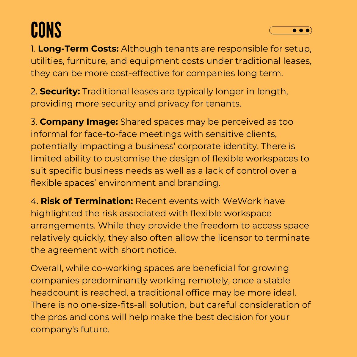 BeyondLawGroup's tweet photo. Flex Appeal: The pros and cons of flexible workspaces over traditional leases

After the unexpected closure of Manchester’s @WeWork offices, @BeyondCorpLaw Senior Paralegal, Davina Mordanti looks at the pros and cons of flexible workspaces.

#flexibleworkspace #office #workspace https://t.co/GEZlec5pzU