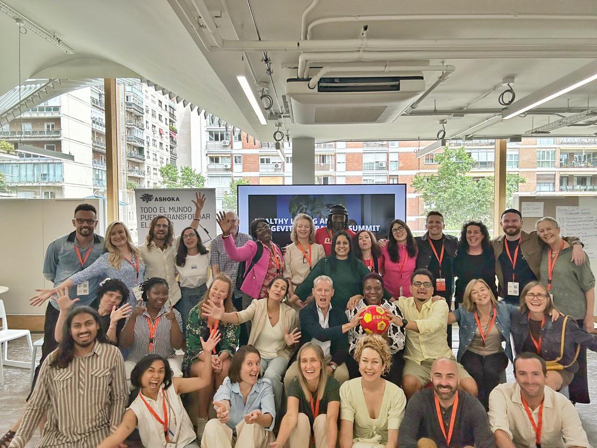 Had an amazing time at the <a href="/Ashoka/">Ashoka</a> <a href="/fitforlifefdn/">Fit for Life Foundation</a> Globaliser event in Madrid. It was a pleasure to be in the company of the most inspiring social enterpreneurs from across the world while we pooled our collective intelligence for systemic change in the field of healthy ageing. 🙌