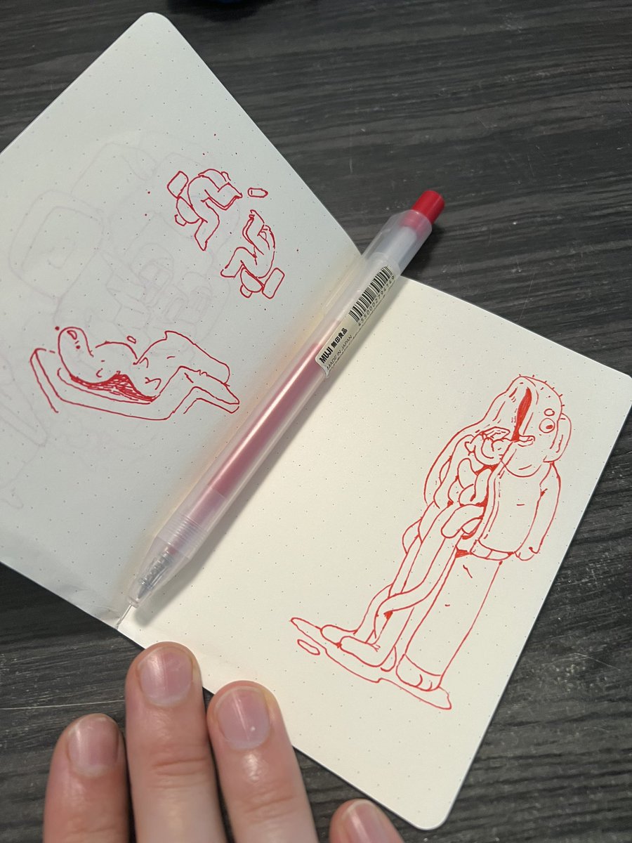 Today’s silly doodle slipped away