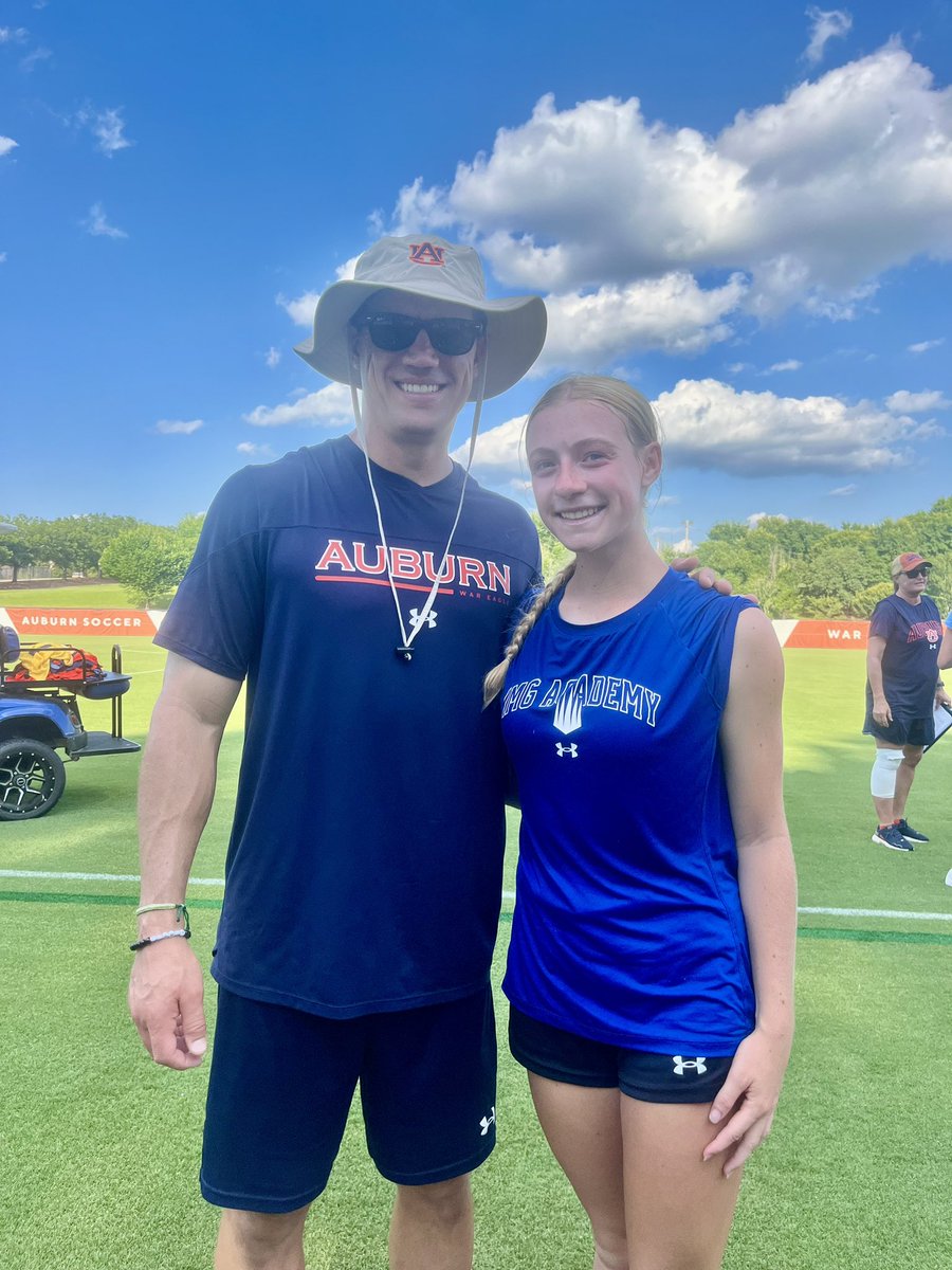 IrelynFay's tweet photo. Thank you @AuburnSoccer for an amazing ID Camp! What a beautiful campus. https://t.co/dVSHKEpL7J