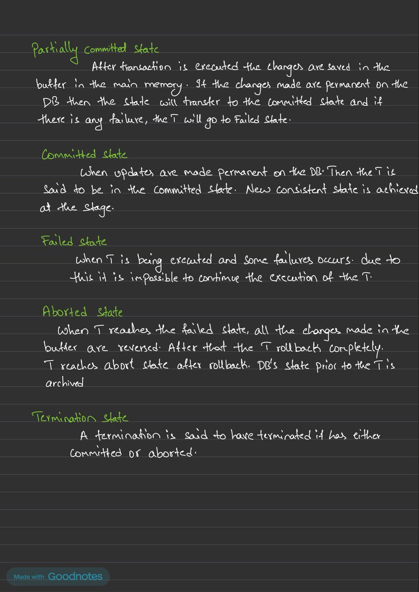 techtoe_'s tweet image. Day 96

Dbms transactions, ACID properties

#300daysofcode