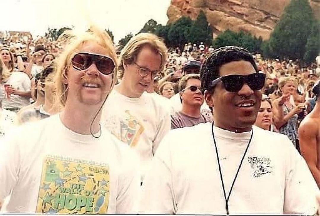 musicplayedband's tweet photo. 👉So many great concerts & festivals have been announced this Summer!!! 

⁉️What’s the first concert you will be seeing this Summer??? 

👇Let us know below!! 🏆💀⚡️

#jimmyherring #oteilburbridge #johntesh #redrocksamphitheater #widespreadpanic 
.
.
⚡️Jimmy Herring, John Tesh and Oteil Burbridge Rockin’ back to the 90’s (📷 credit: Jimmy Herring)⚡️
