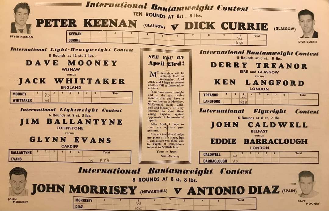 PartickBoxing's tweet image. Dave Mooney, must be the oldest former professional boxer in Scotland. Great to speak to him and hear some of his stories.