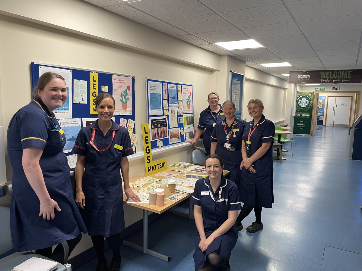 A big thank you to everyone today #legsmatter 

It was great to have Julie from <a href="/medicareplusuk/">Medicareplus International</a> with us to update us all on MASD

Our Lovely Vascular sisters, ward managers and matron also paid us a visit ❤️
<a href="/LegsMatter/">LegsMatter</a> <a href="/charlie_hennah/">Charlie Hennah</a> <a href="/rachellbirkett/">Rachel Birkett</a> <a href="/cymrufech/">cymrufech</a>