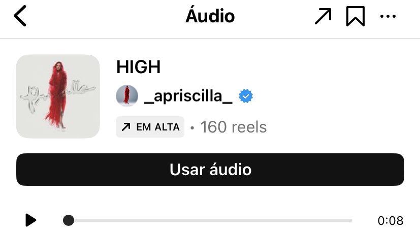 priscillacom_'s tweet photo. O áudio de “HIGH” de PRISCILLA está em alta no instagram! Faça o #HIGHChallenge e marque a cantora. https://t.co/ep0ckgbl3Z
