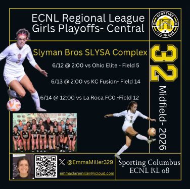 Had some schedule changes—&gt; be sure to catch a game!