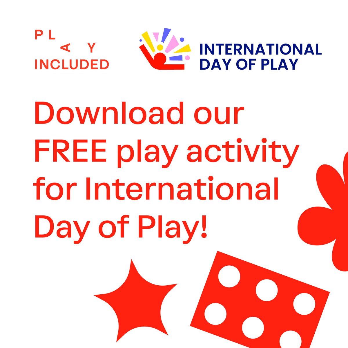 playincluded's tweet photo. For #InternationalDayOfPlay, we’ve created a FREE activity guide challenging you to create your dream play space. By downloading, you will be entered into a #giveaway for a LEGO® voucher!

Share your creations with the hashtag #PlayIncluded!

Download: https://t.co/FyvRxFBqw2 https://t.co/IXj2CzOEJg