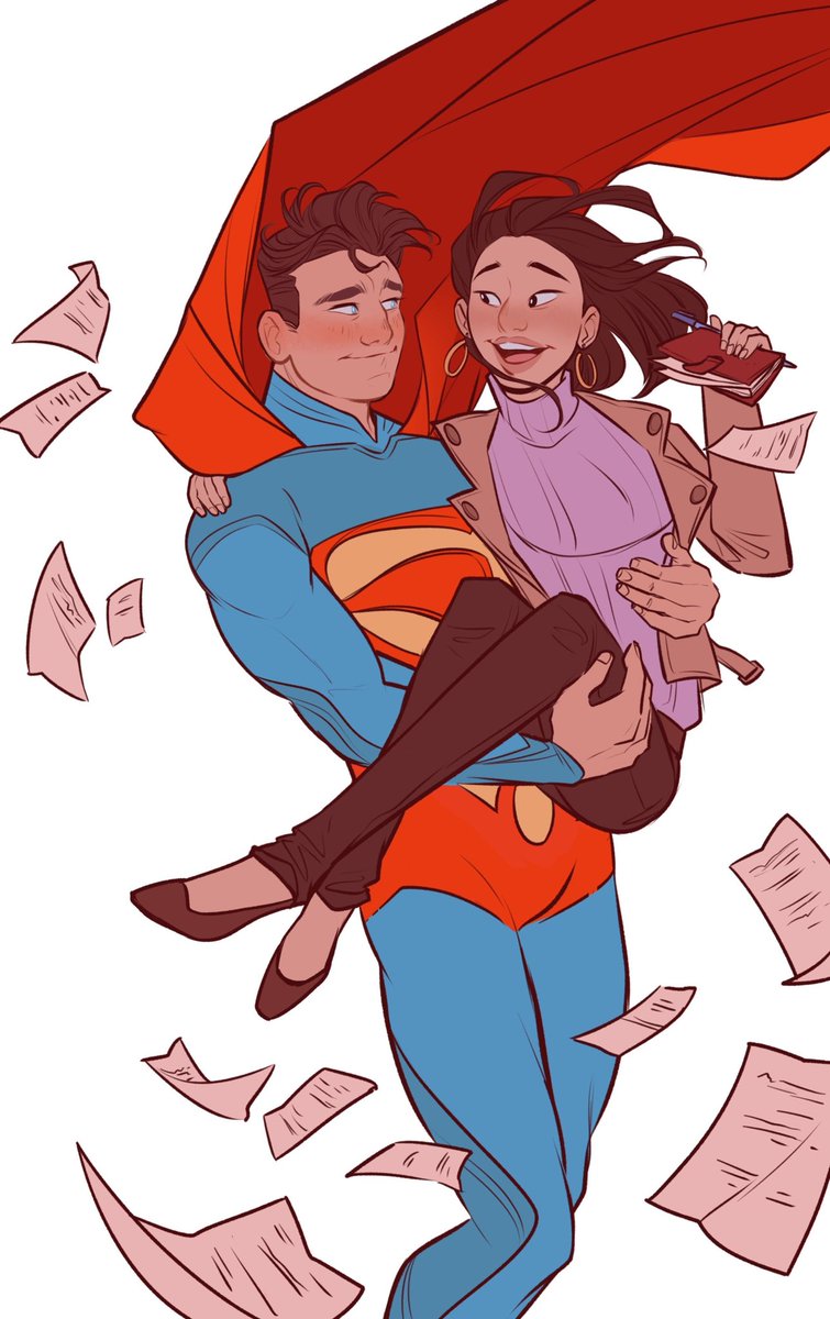 Superman and Lois by Dominic Bustamante.