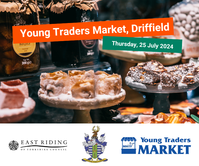 East_Riding's tweet photo. Thereโs still time to register your interest for our Young Traders Market. If youโre aged 30 and under & have a business you would like to showcase at the Driffield market, get in touch before Friday, 21 June.
๐ง localgrowth@eastriding.gov.uk
#MarketsMatter #DiscoverDriffield https://t.co/d0i57Qz1M5