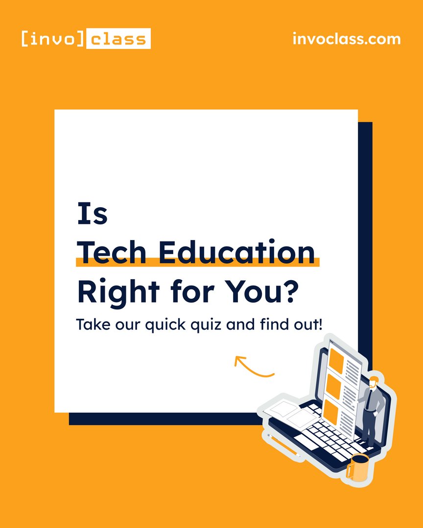 invo_class's tweet photo. Is Tech Education Your Calling🤔 ?  Take our quick quiz and find out! 

Intrigued by the results? InvoClass empowers passionate educators to create impactful online courses!  Click here to learn more 🔗https://t.co/RPhjwW88EU
.
.
#edtech #elearning https://t.co/HuY1iaSNmq