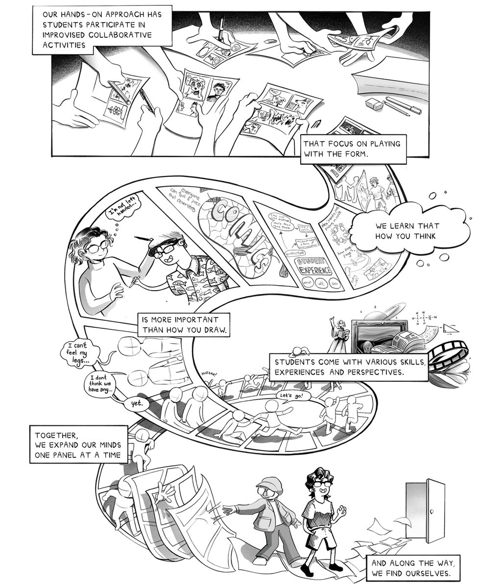 SF State offers a certificate in making comics! Learn about the program — as told in comic form by two students in SF State Magazine. bit.ly/3yYcpyw