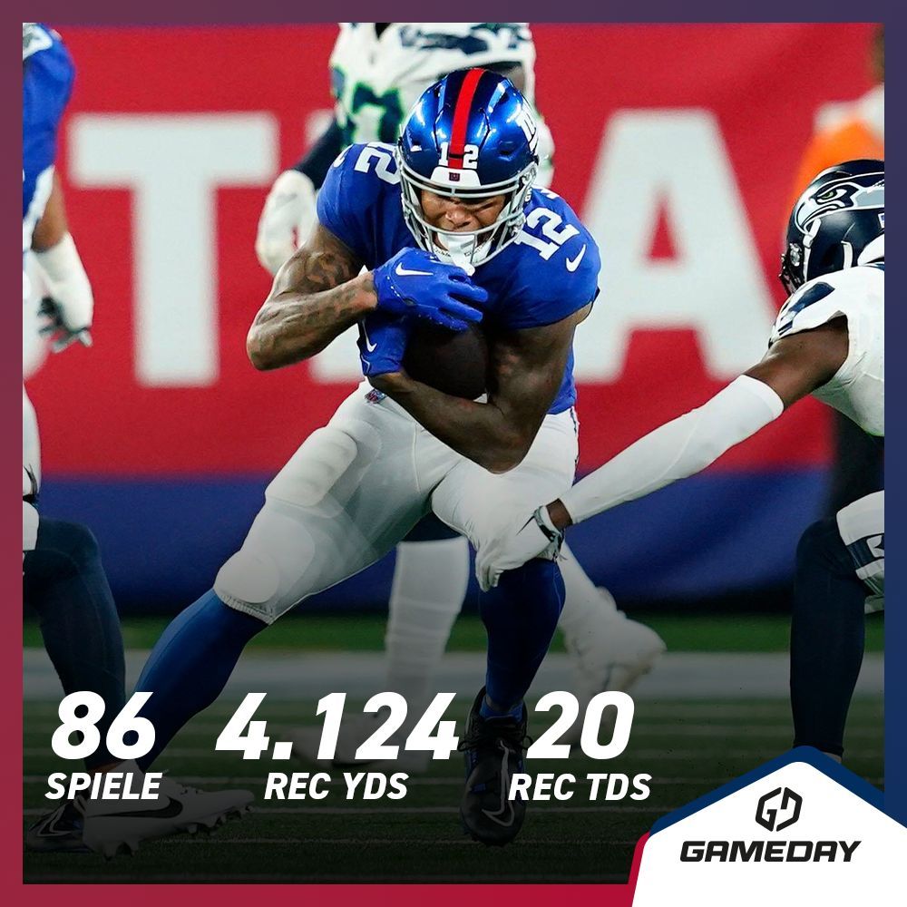 Nach nur einem Jahr bei den #Giants ist Schluss! ❌ Tight End Darren Waller beendet seine Karriere. Waller war seit 2015 in der Liga und spielte für die #Ravens ('16-'17), die #Raiders ('18-'22) und die Giants ('23)! 🏈 

➡️ Wofür wird euch Darren Waller im Gedächtnis bleiben? ✍️