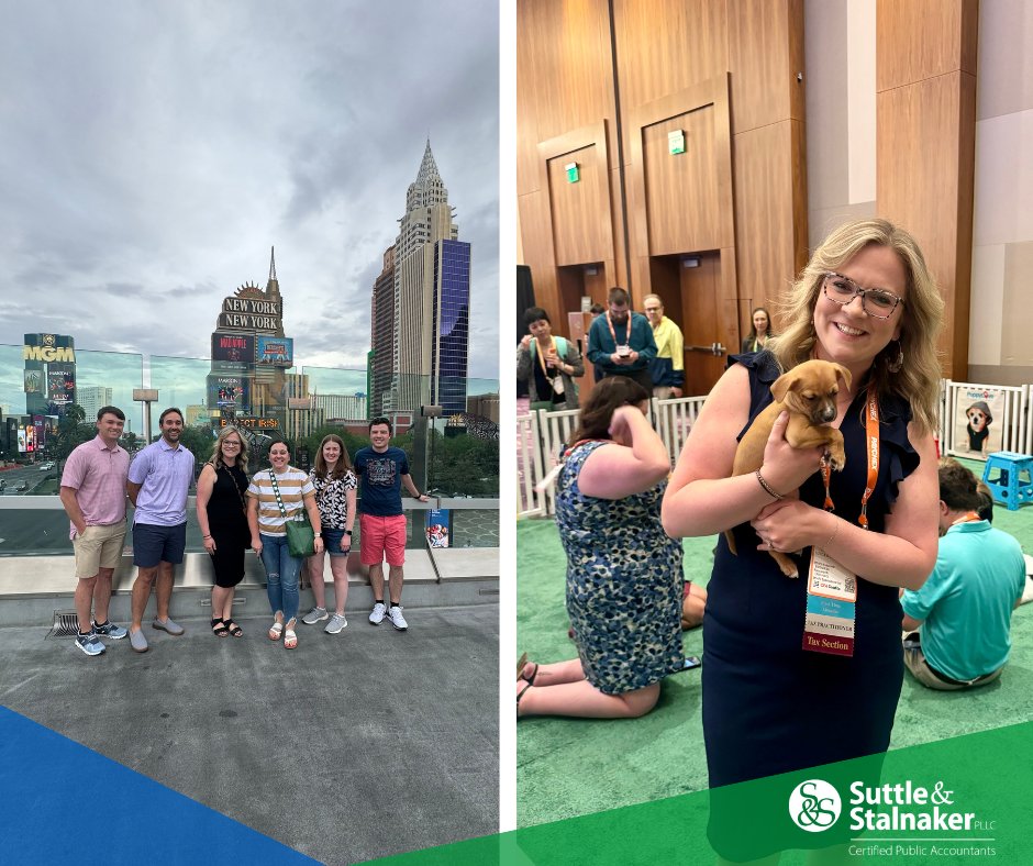 SuttleCPAs's tweet image. Some of tax team enjoyed the Allinial Global Engage Conference in Las Vegas last week! 🎲
-
It was an awesome week of connecting with others in the profession, continuing education, and having new experiences. 💼

#TeamSuttle #CPAs #WV #PublicAccounting #AllinialGlobal