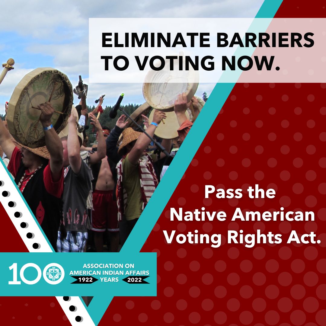 IndianAffairs's tweet image. “We have to pass the Native American Voting Rights Act,” said De León, Isleta Pueblo. READ: bit.ly/3Vi5doH #NativeVote