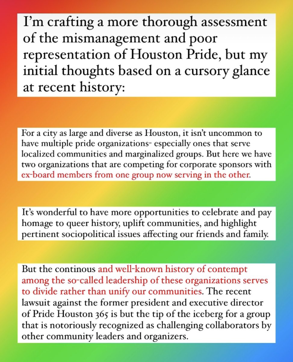 Elle_Estanol's tweet photo. There has been a lot of confusion around #HoustonPride this year.

Read more on the recent developments: https://t.co/EHx7tlK9nF https://t.co/ePr9kOU2DP