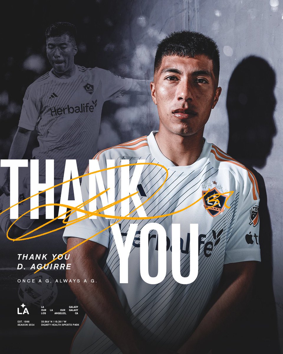 LAGalaxy's tweet photo. From SoCal to Guadalajara 💫

We have transferred Daniel Aguirre to Liga MX side Club Deportivo Guadalajara.

📰: https://t.co/hijph7URbd https://t.co/lhXf2I5jmG