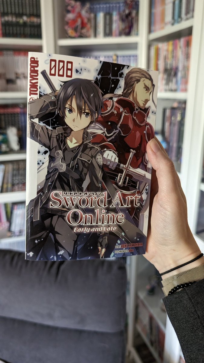 JannySparrow's tweet photo. #NovelYear24 10
Sword Art Online 008
Von: @TOKYOPOP_GmbH
Hier gab es drei Kurzgeschichten, die in SAO bzw. ALO spielen. 
Find es auf jeden Fall anwenderfreundlicher, dass der Anime die Sachen weitestgehend chronologisch erzählt 😂
#PartnerReading mit @IiraEllaos https://t.co/kHdNWFCGp4