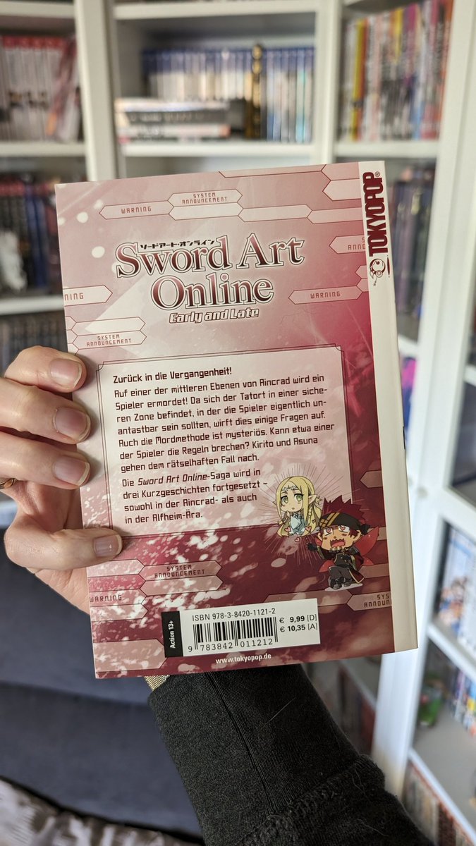 JannySparrow's tweet photo. #NovelYear24 10
Sword Art Online 008
Von: @TOKYOPOP_GmbH
Hier gab es drei Kurzgeschichten, die in SAO bzw. ALO spielen. 
Find es auf jeden Fall anwenderfreundlicher, dass der Anime die Sachen weitestgehend chronologisch erzählt 😂
#PartnerReading mit @IiraEllaos https://t.co/kHdNWFCGp4