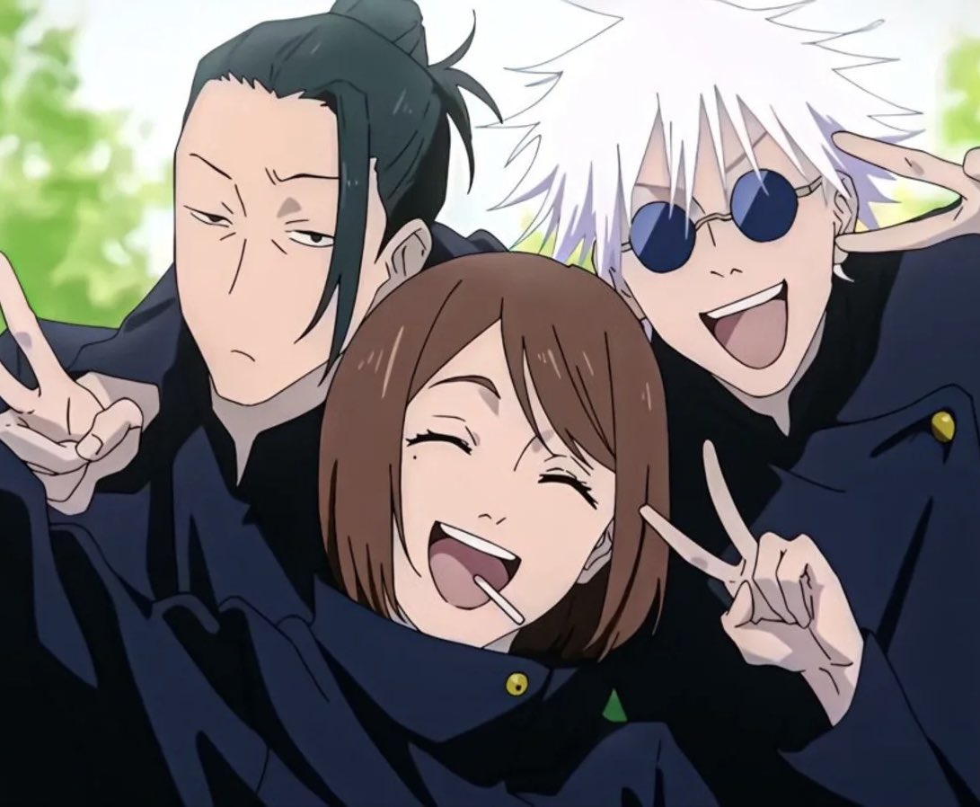 biyuuji's tweet photo. geto is finally smiling with them omfg😭😭😭😭😭😭😭😭😭😭😭😭 https://t.co/gHV1qaLEC8