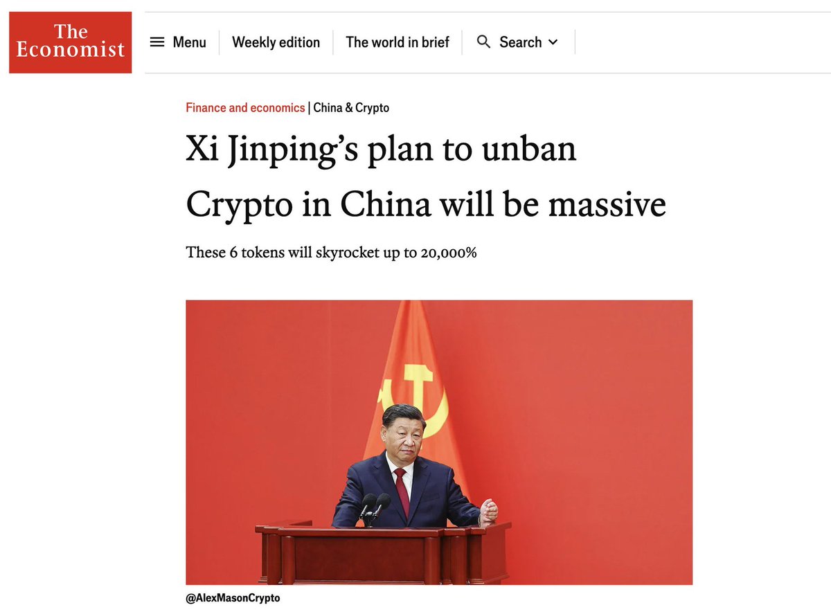 China is expected to unban crypto this year. What do you think will happen to Chinese tokens like $LANDWU &amp; $PEIPEI

Chinese tokens are the new meta. You can thank me later 🇨🇳🇨🇳