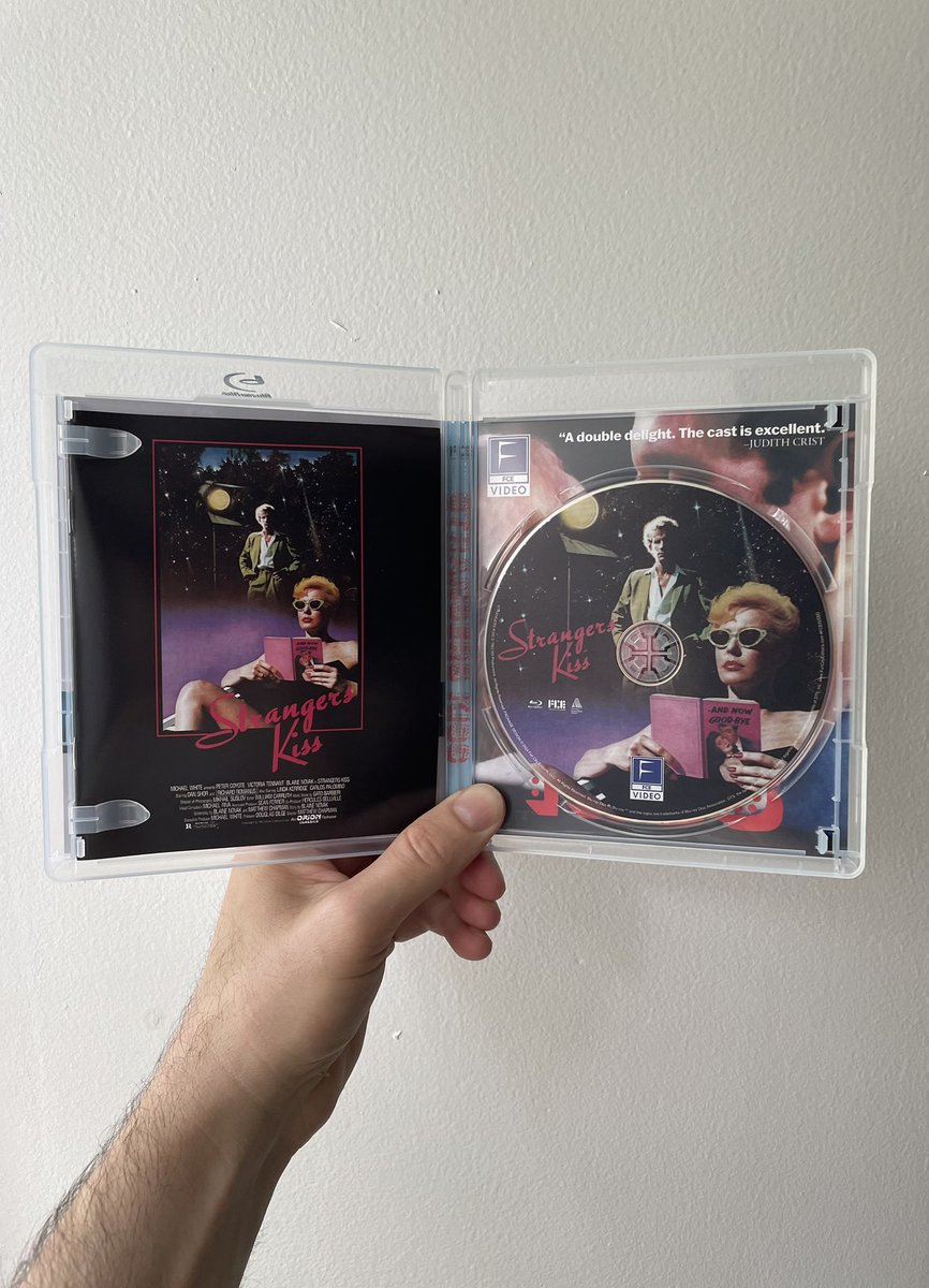 FunCityEdition's tweet photo. A first look at STRANGERS KISS (1983) sans slipcovers. You can preorder now at FCE. Will start shipping soon. 👉 https://t.co/2jKf9ojF9X
#StrangersKiss #MatthewChapman #VictoriaTennant #BlaineNovak #PeterCoyote #FunCityEditions https://t.co/x5elbf4E08