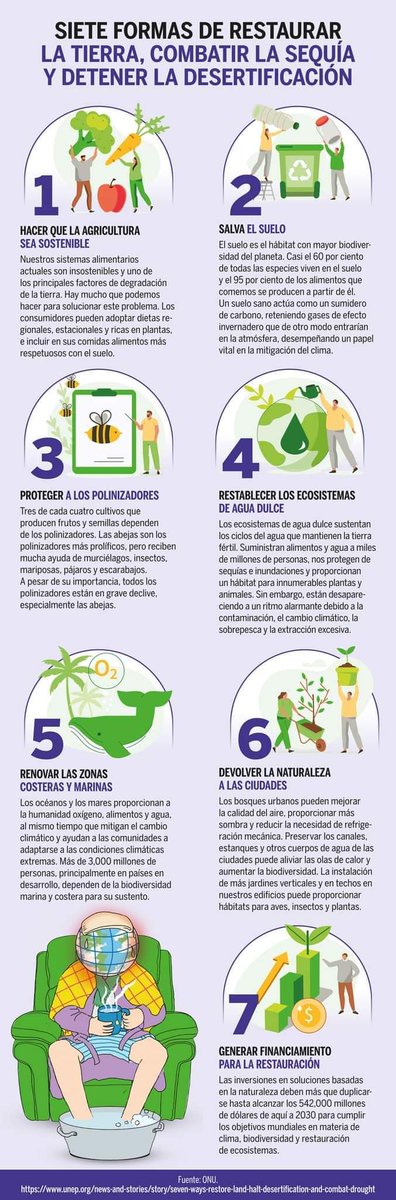 Defensoría Animal MX (@defanimalmx) on Twitter photo Siete formas de combatir la sequia y detener la desertificación. Siete formas de combatir la sequia y detener la desertificación.