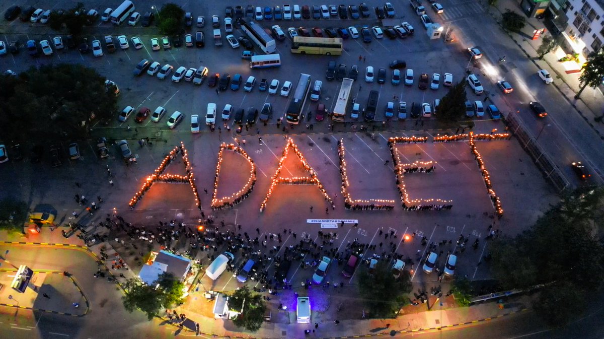 Adelet yerini bulana kadar #isiasortakdavamız