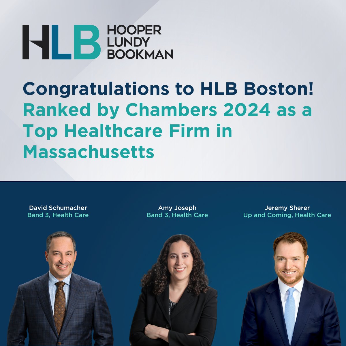 HLBHealthLaw's tweet photo. #chambersranked #tophealthcarefirm #healthlaw https://t.co/A5wDjRO7xx