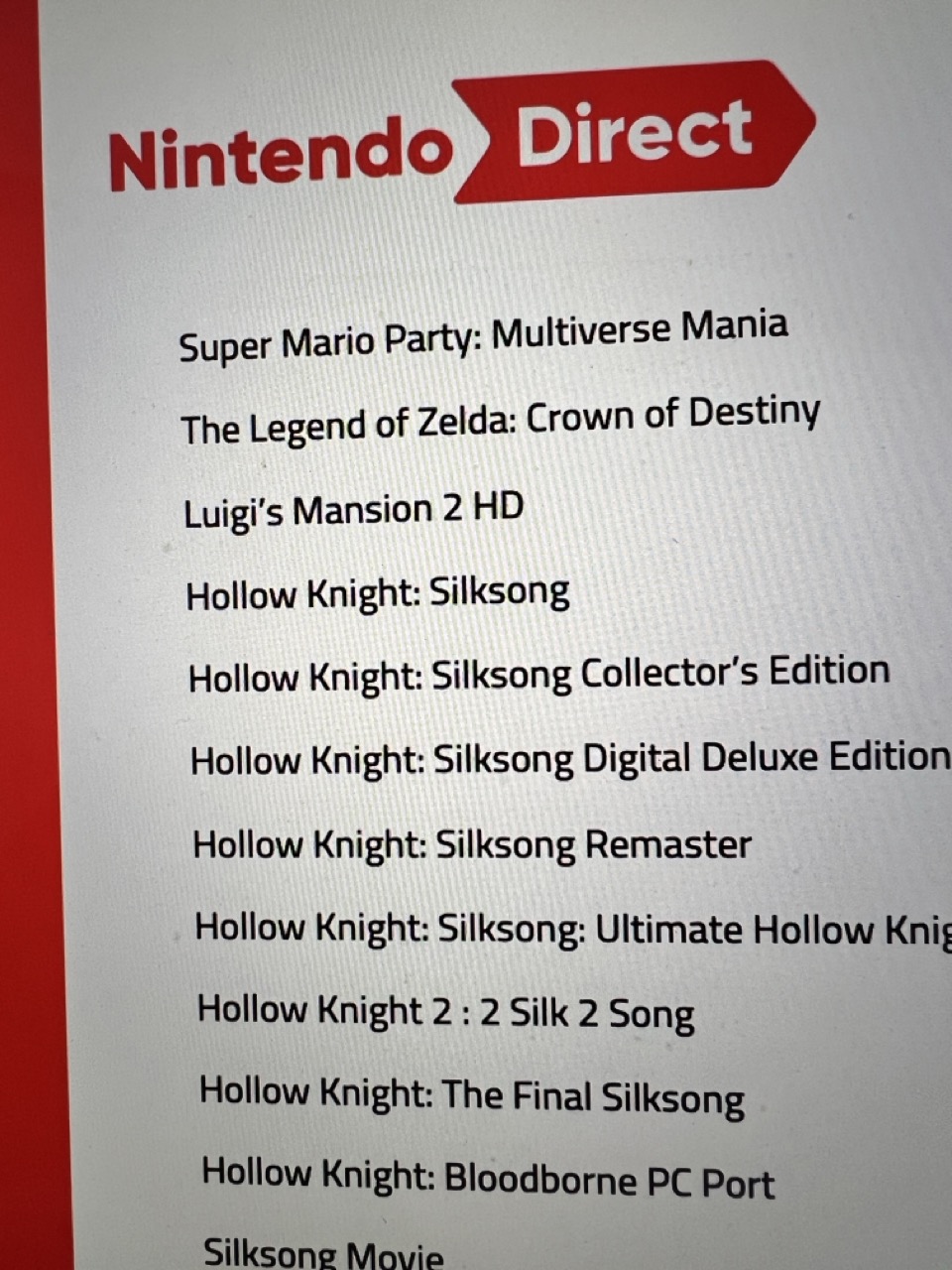 Opera GX on X: “the nintendo direct leaks are insane https://t.co 
