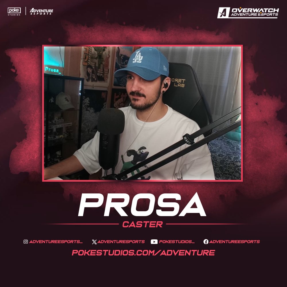 AdventureSp0rts's tweet image. Unidos a la Aventura! Prosa llega para formar parte del grupo de talentos que guiarán, narrarán y transmitirán sus emociones durante los tan esperados encuentros! No te lo pierdas este Domingo 16 de Junio! #AdventureeSports!