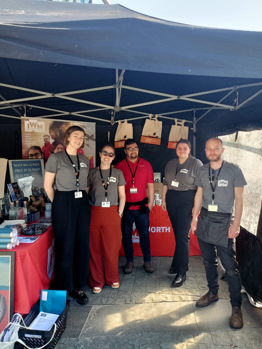 This weekend, IWM North will be taking part in the We Invented The Weekend festival at MediaCity and Salford Quays, 15-16 June. 

Watch out for our pop up shop on the festival site and learn more about the event and what's on here: bit.ly/3pZ14qf