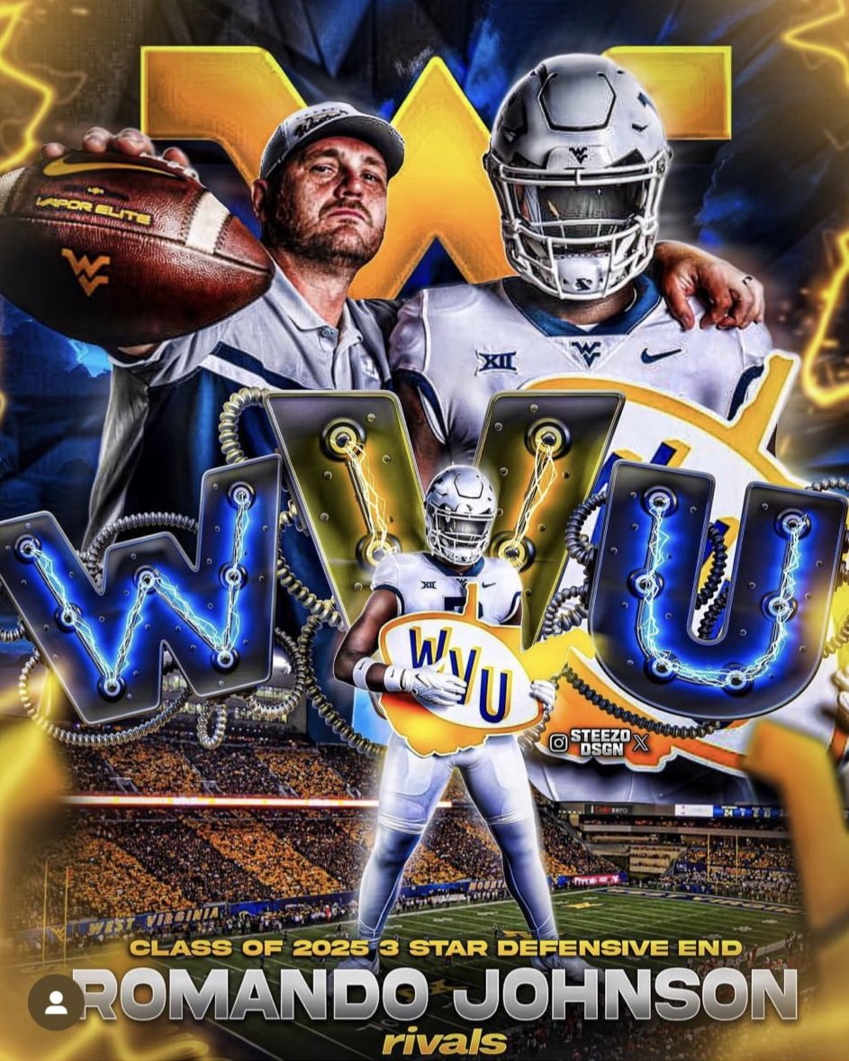 JackSwain100's tweet image. Congratulations to Monarch 25' 3* DE Romando Johnson @Romabdo1k on his verbal commit to West Virginia. #LabelBoyz #nextlevelknights  #EverybodyEats @Coach_Davis3 @king__ricks @KingMag58863619 @Coach_Mont70 @1CoachKP @ConroyWhyte @JohnGarcia_Jr @ChadSimmons_