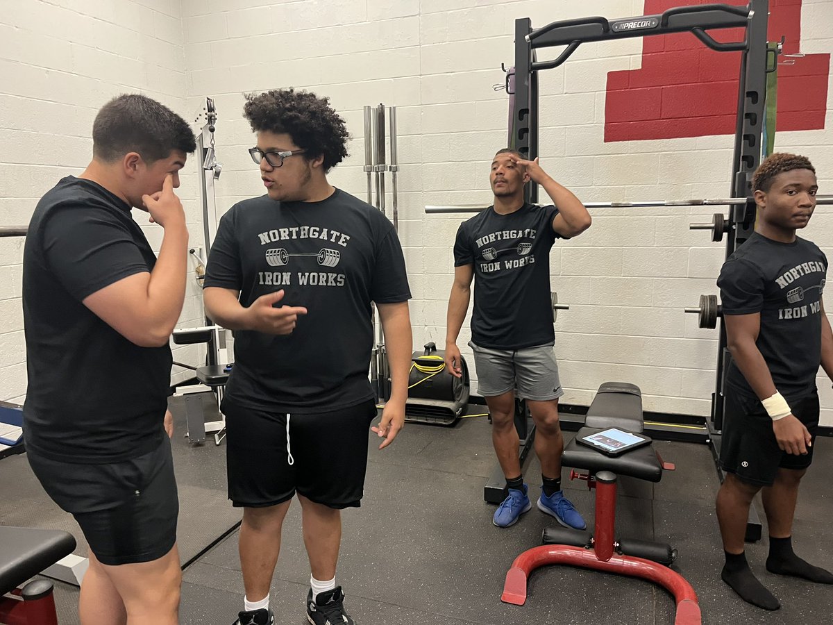 Great first morning of summer workouts with a packed weight room!  Also looking even more like a team with our new summer shirts provided through a donation from Coach Eb!!! #forgedinfire #inam #respecttheprocess