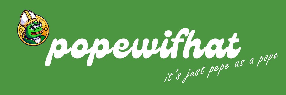 🐸 What's the project? It's just a freaking Pepe! But as a Pope!