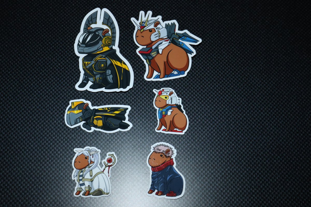 SlyShadow (@_officialsly_) on Twitter photo Can not wait to hang up these up around my room! Thank you so much, <a href="/fullmechajacket/">fullmechajacket</a>, for these amazing pieces of art! 
It was so awesome meeting you. I hope to see you again at future conventions!
PS. The Capybara stickers are pure gold!!  (^w^) Can not wait to hang up these up around my room! Thank you so much, <a href="/fullmechajacket/">fullmechajacket</a>, for these amazing pieces of art! 
It was so awesome meeting you. I hope to see you again at future conventions!
PS. The Capybara stickers are pure gold!!  (^w^)