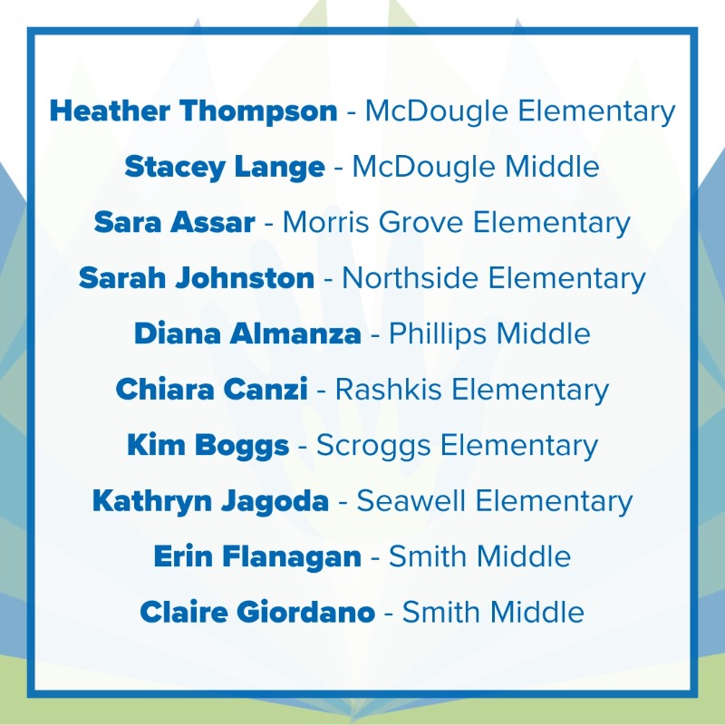 Thank you 2023-24 CHCCS PTA Presidents!

As the school year ends, we’d like to give a huge shout-out to the 21 individuals who have helped lead the PTAs at our schools &amp; the CHCCS PTA Council! You have made a huge difference supporting our students, teachers &amp; staff. Thank you!