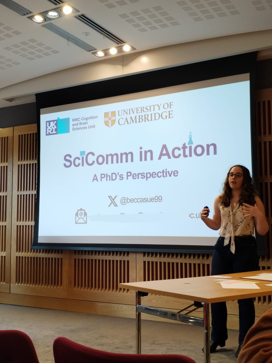 Had an absolutely fantastic day at #CamNeuroSciComm <a href="/CamNeuro/">Cam Neuroscience</a> both as a speaker and an attendee 💬

Always inspiring to see the sheer diversity of #scicomm opportunities on offer!