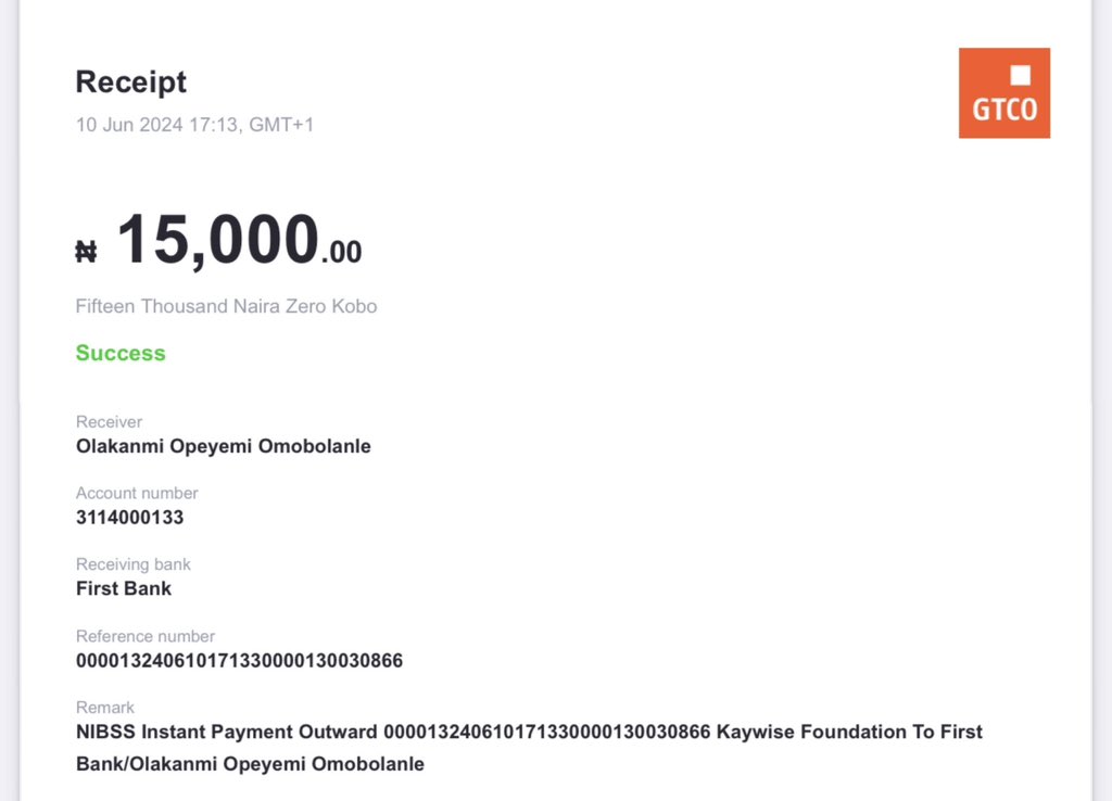 Kaywise Foundation tweet media