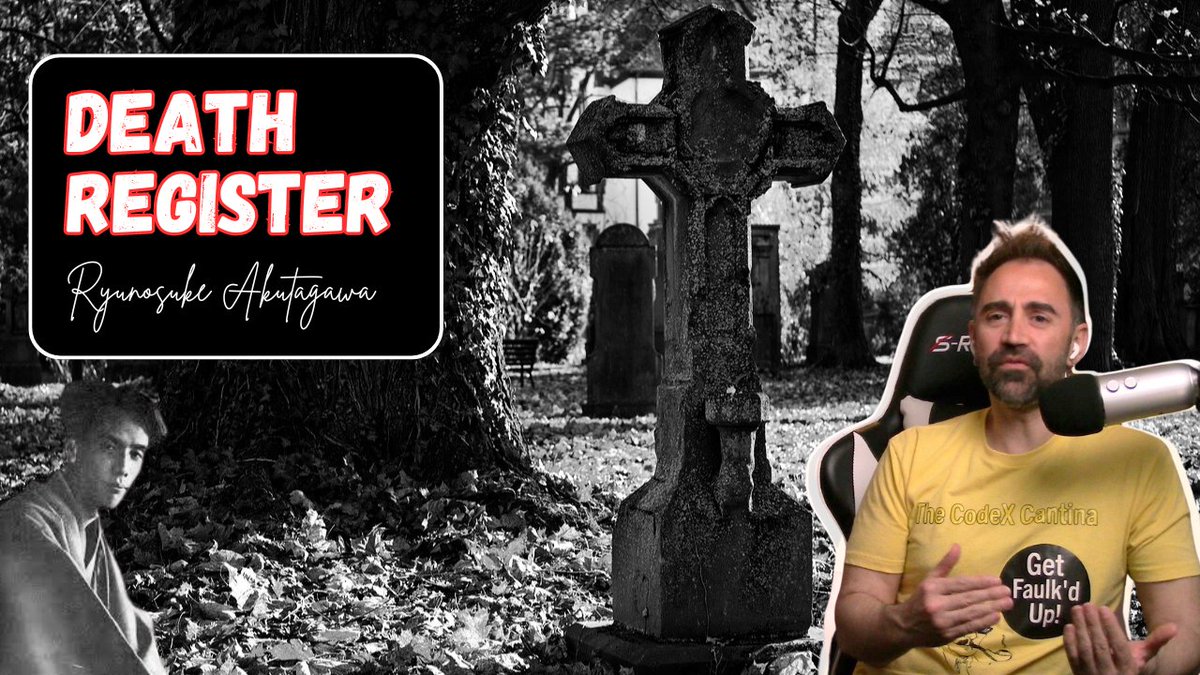 Let's talk about death and relationships with "Death Register" by #RyunosukeAkutagawa
youtu.be/6ysGOjySnXU